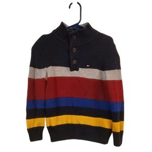 TOMMY HILFIGER Boys Turtleneck Button Down jersey /TOMMY HILFIGER para niños